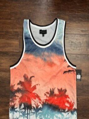 Mens No Boundaries mesh tank top